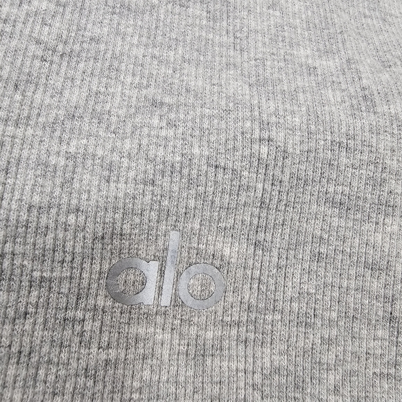 Alo Yoga Gray Racerback Tank Top - Picture 6 of 8